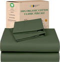California Design Den Soft 100% Organic Cotton Bed Sheets California King Size by CaliforniaDesignDen