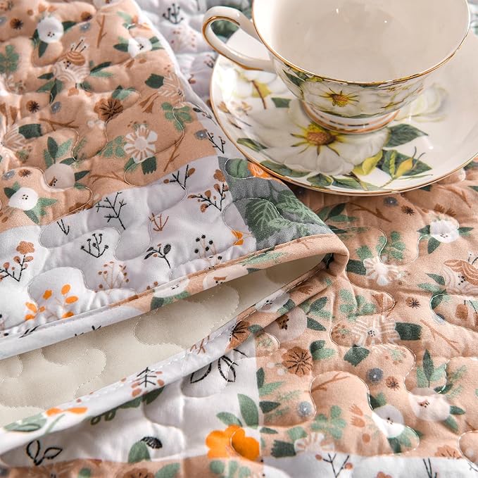 Exclusivo Mezcla 50"x 60" Quilted Throw Blanket- Microfiber Quilt Throw - Image 2