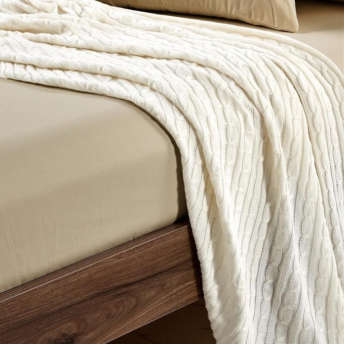 FreshCulture Twin Fitted Sheets, Bulk Pack of 6, Deep Pocket, Soft Microfiber - Image 5