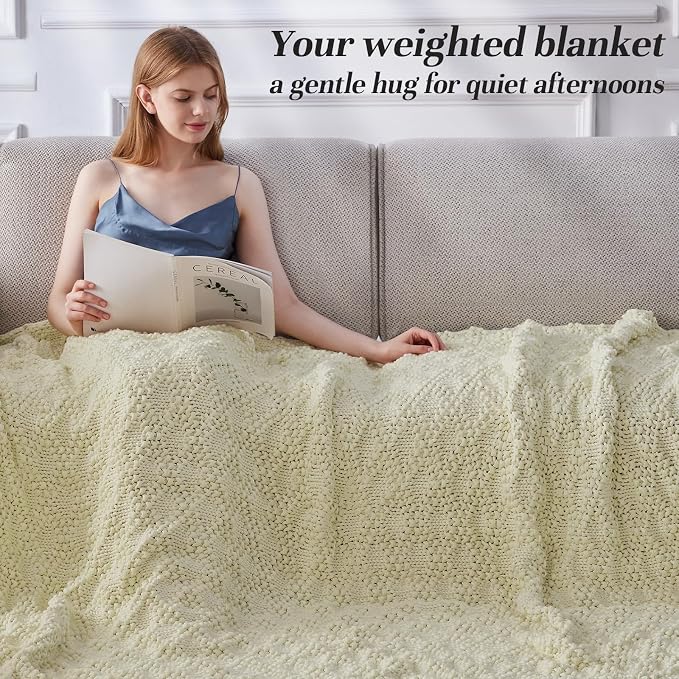 Anysay Knitted Weighted Blanket - Image 4