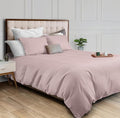 White Classic Pink Duvet Cover Queen Size, Microfiber Duvet Cover by WhiteClassic
