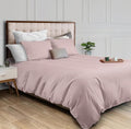 White Classic Pink Duvet Cover King Size, Microfiber Duvet Cover by WhiteClassic