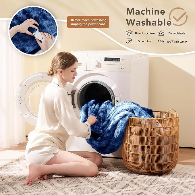 Homemate Electric Heated Blanket Full Size - Image 7