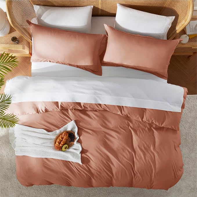 Nestl Rust Duvet Cover King Size - Image 5