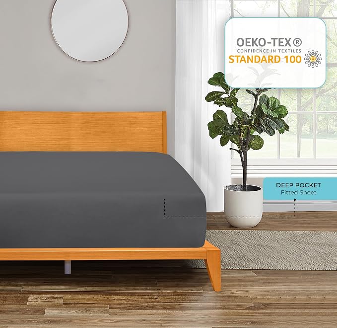 Royale Linens Fitted Sheet Full - Image 7