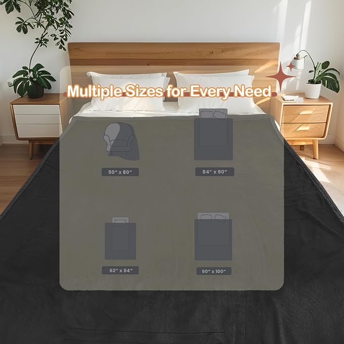 Electric Heated Blanket Twin Size 62" x 84" - Image 8