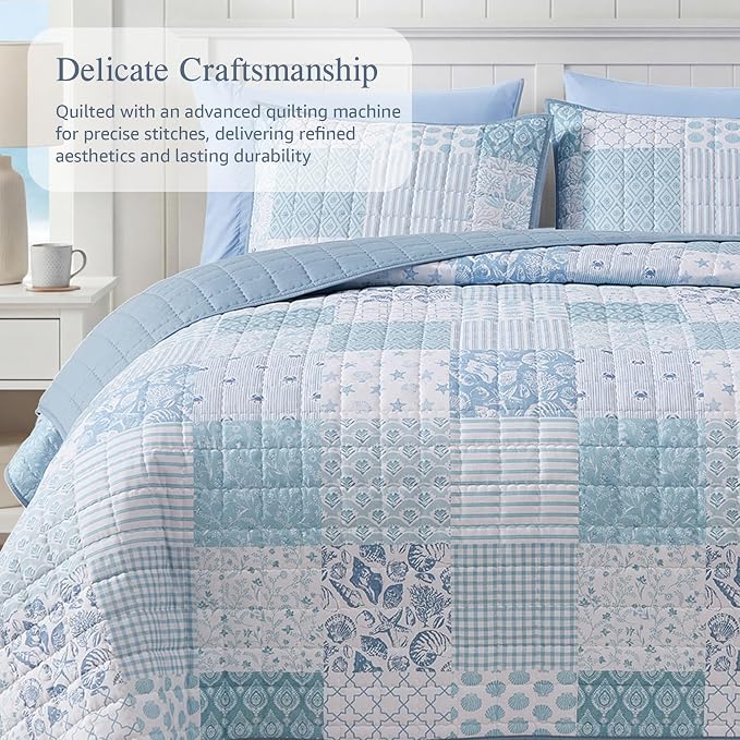 CASAAGUSTO Queen Quilt Set - Image 6