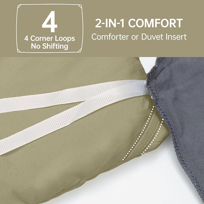 MUXHOMO King Size Comforter Set, All Season Ultra Soft Down Alternative Bedding - Image 6