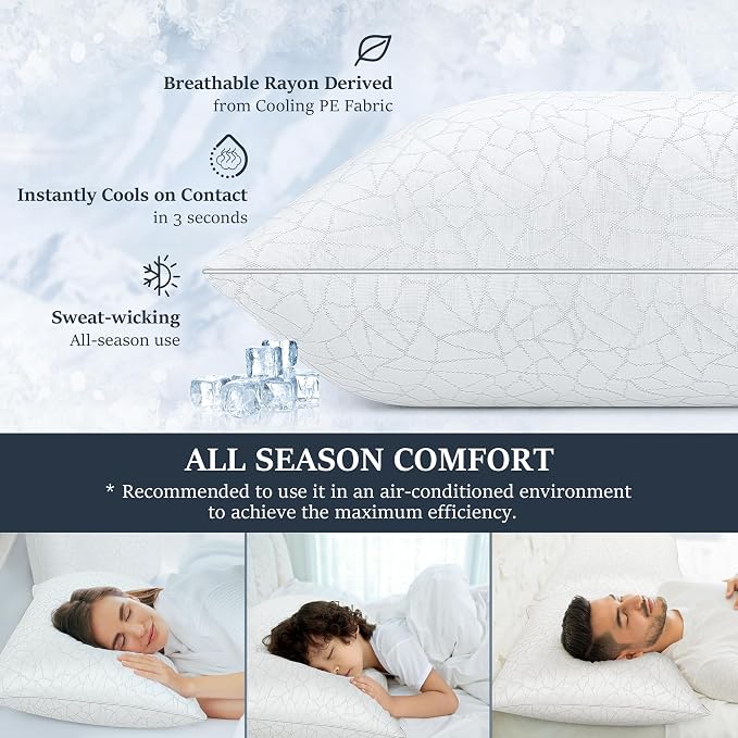 COZSINOOR Bed Pillows Queen Size - Image 4