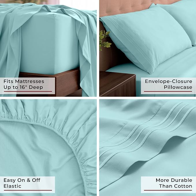Mellanni California King Sheets Set - Image 5
