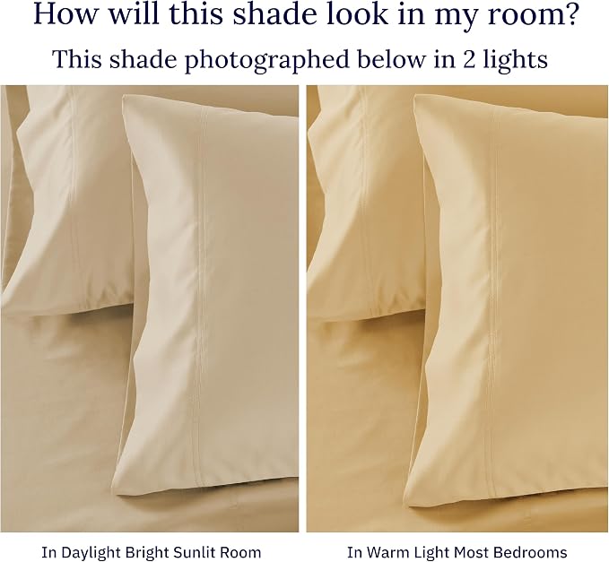 California Design Den Luxuriously Soft Premium 600 Thread Count, 100% Cotton - Image 5