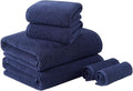 Madison Park Bathroom Towel Set of 6 Diagonal Ribbed, 500 GSM by MADISONPARK