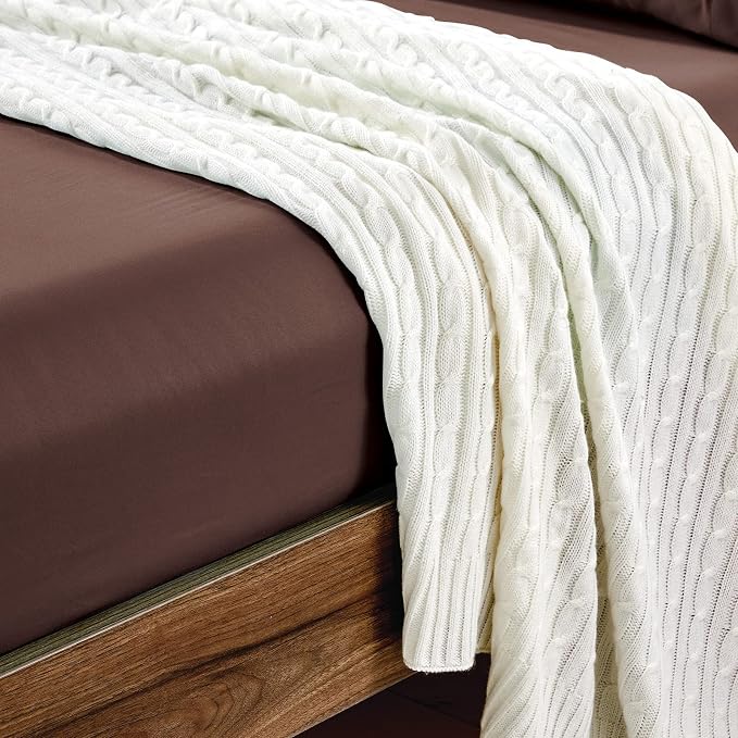FreshCulture Queen Fitted Sheets, Bulk Pack of 6, Deep Pocket, Soft Microfiber - Image 5