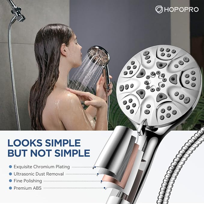 6-Mode High Pressure Handheld Shower Head - Image 4