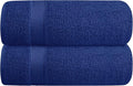 Belizzi Home Cotton 2 Pack Oversized Bath Towel Set 28x55 inches, Large Bath by Unknown