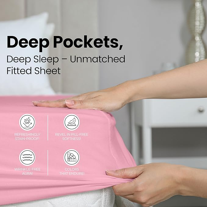 Utopia Bedding Queen Fitted Sheet - Image 4