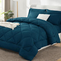 CozyLux Queen Comforter Set Lyons Blue by CozyLux