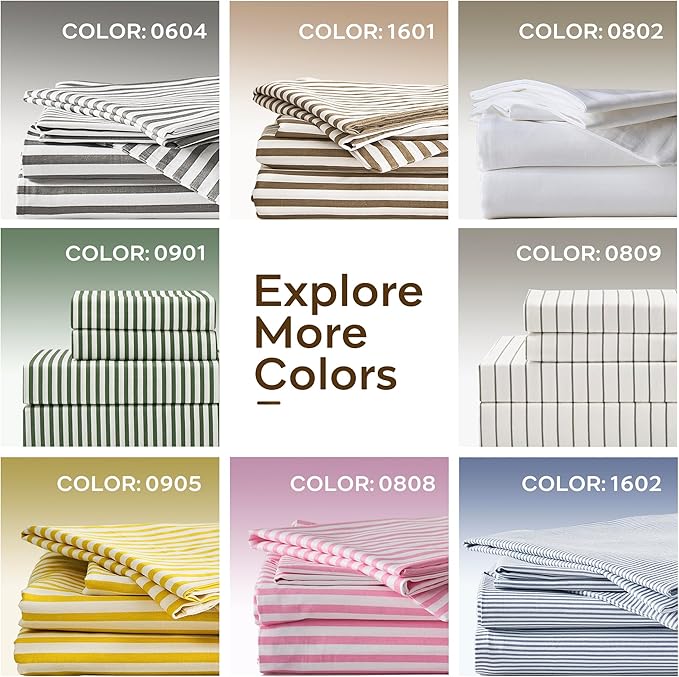 JELLYMONI Striped Duvet Cover Set - Image 7