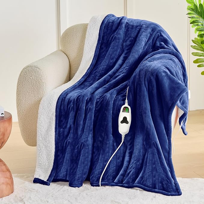 greenoak Heated Blanket Electric Twin 62"X84", Heating Blanket - Image 8