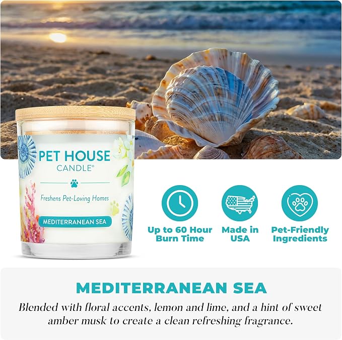 Pet House Scented Candles, 100% Plant-Based, Long Lasting Candle - Image 2