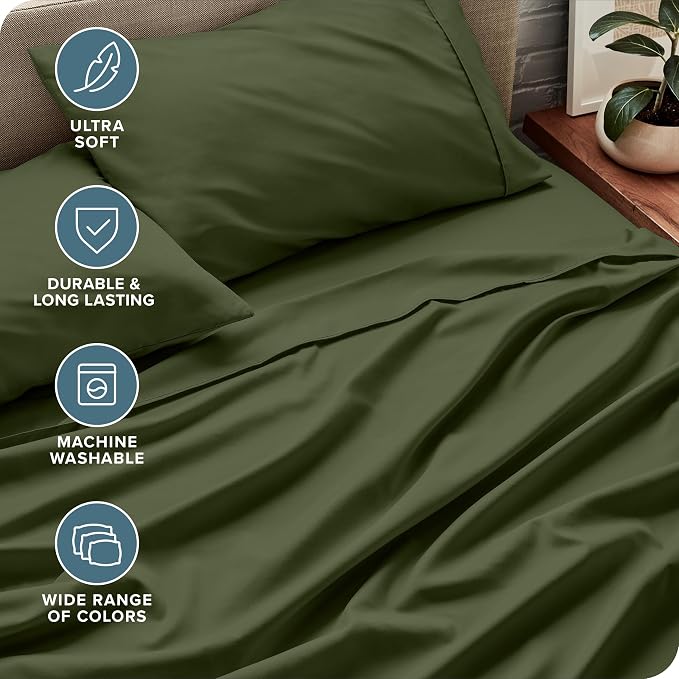 Bare Home California King Sheet Set - Image 6