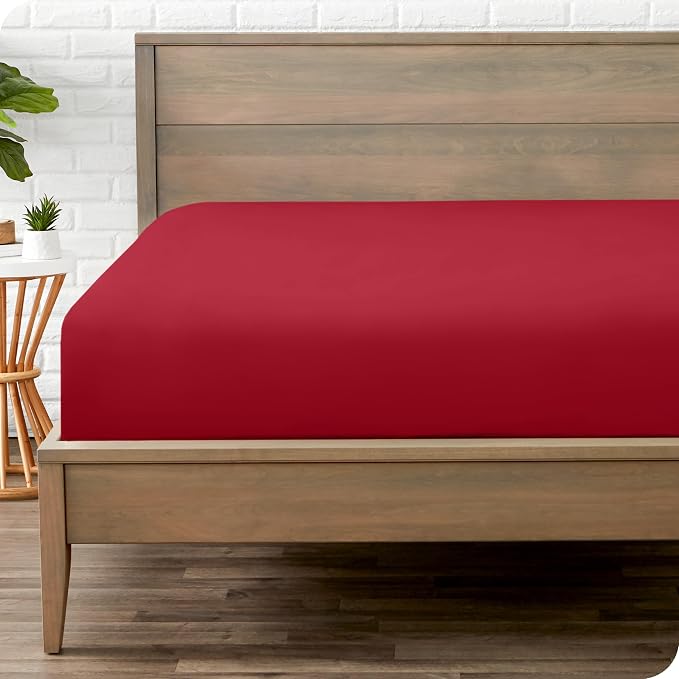 Bare Home Fitted Bottom Sheet Queen Size by BareHome