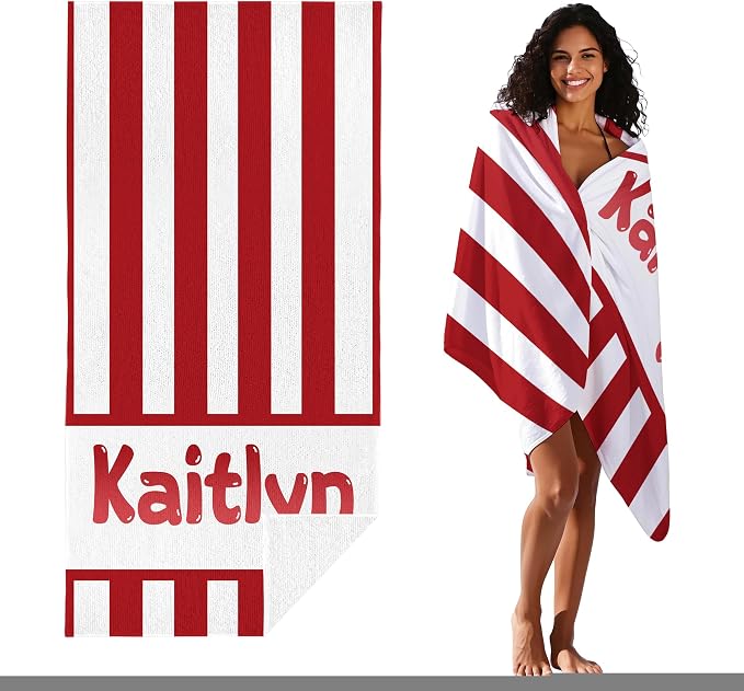 JML Personalized Beach Towel - Image 2
