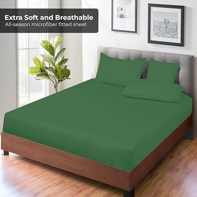 Royale Linens Fitted Sheet Full - Image 4