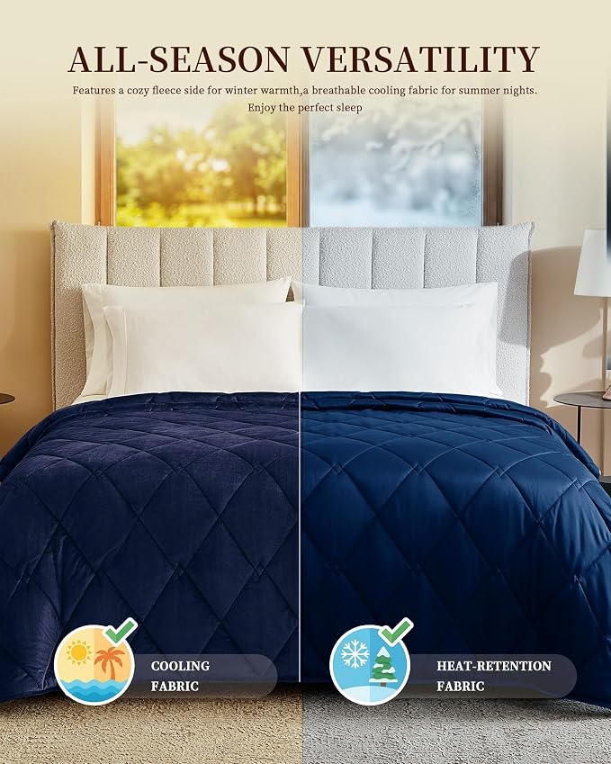 L'AGRATY Queen/King Size Weighted Blanket - Image 3