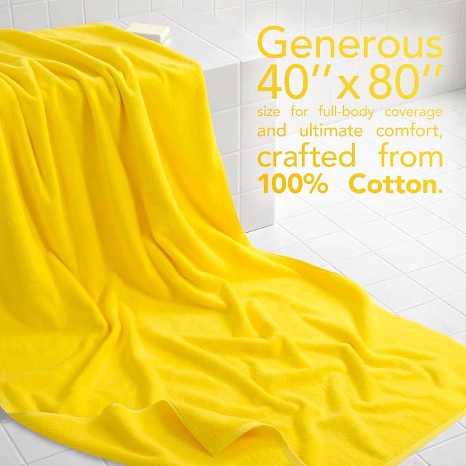 American Soft Linen 100% Cotton 600 GSM Turkish 40x80 Oversized Bath Towel Sheet - Image 2