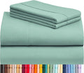 LuxClub 4 PC California King Sheet Set, Breathable Luxury Bed Sheets, Deep by LuxClub