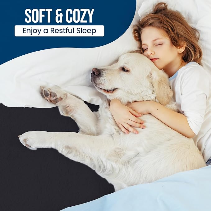 King Size Mattress Protector Waterproof, Premium 200 GSM Terry Mattress Cover - Image 5