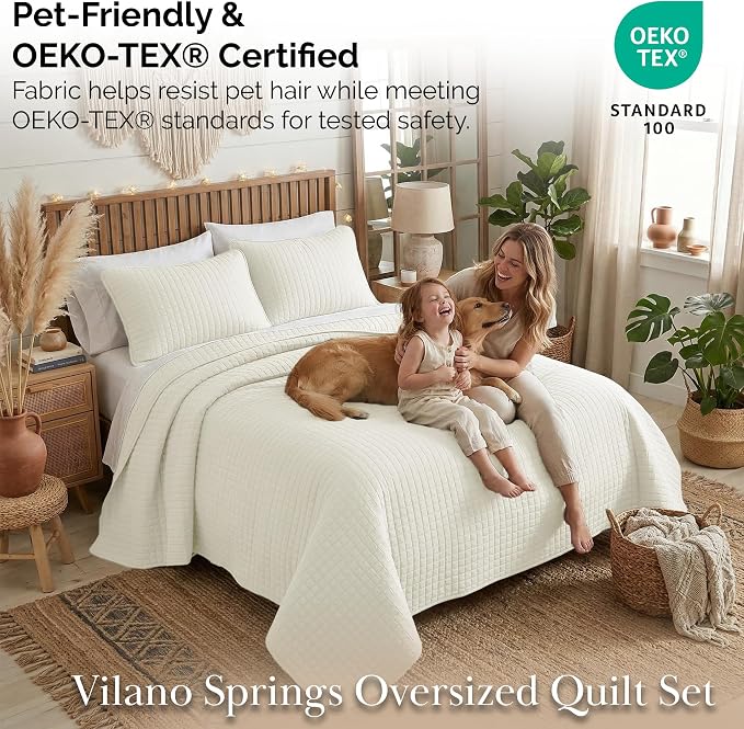 Southshore Fine Living, Inc. Oversized King Quilt Bedding Set, Soft Quilted - Image 6