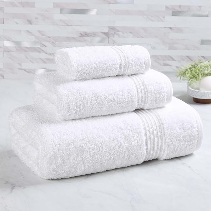 Superior Egyptian Cotton 3-Piece Towel Set, Basic Towels - Image 2