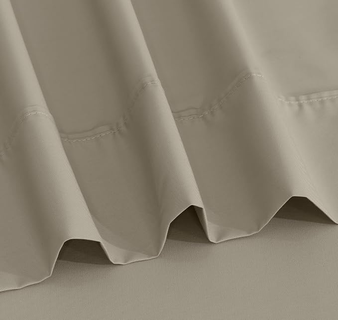 RUVANTI 100% Cotton Sheets – Twin XL Size Percale Bedding, Cooling & Breathable - Image 8