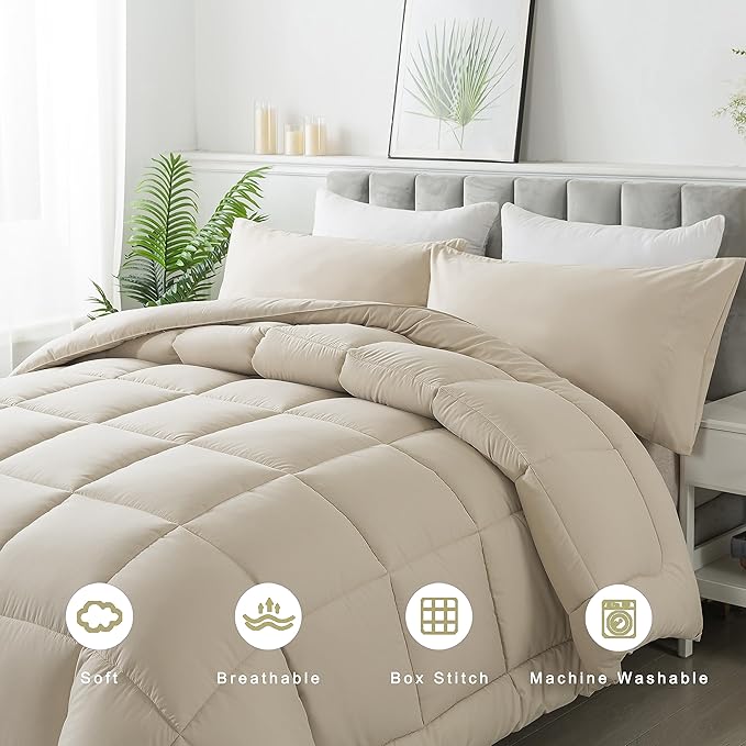 DOWNCOOL Full Size Comforter Sets -All Season Bedding Comforters Sets - Image 3