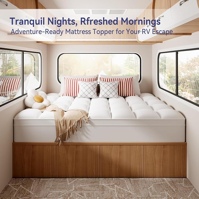 ELEMUSE RV Short Queen Mattress Topper - Image 2