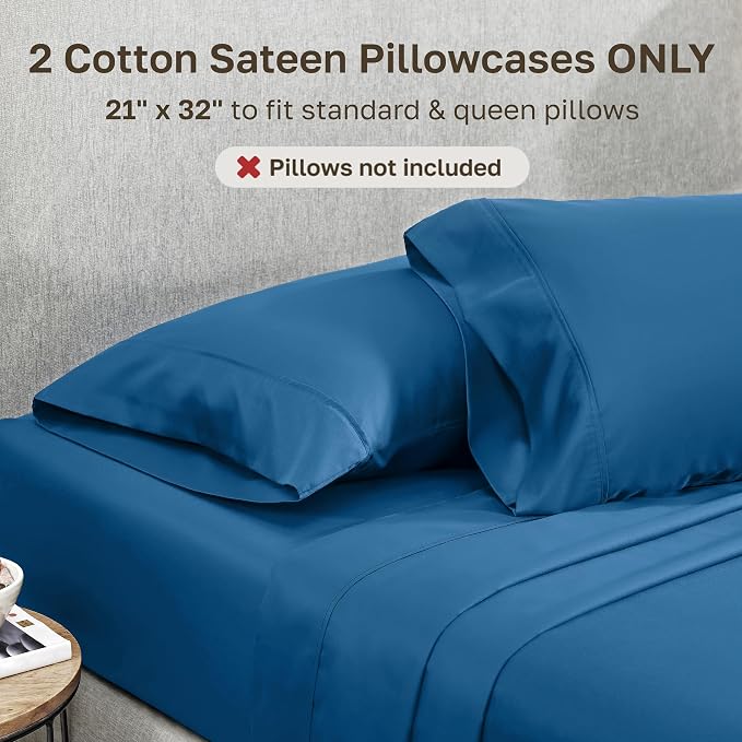 California Design Den Standard/Queen Pillow Cases Set of 2-400 Thread Count - Image 3