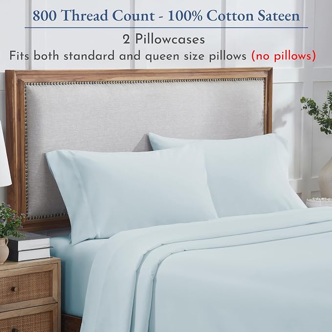California Design Den Pillowcases Queen Size Set of 2 - Image 4