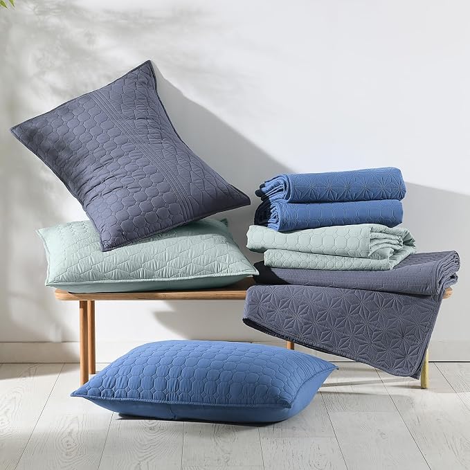 HORIMOTE HOME Sprout Green King Size Quilt Set - Image 8
