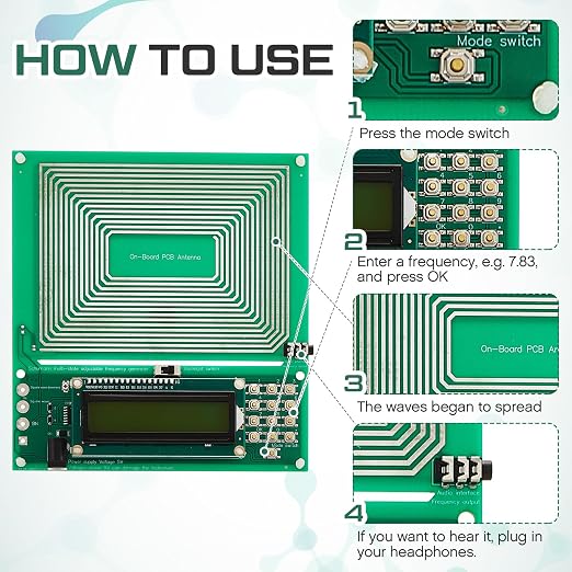 Relaxweex Adjustable Frequency Generator 0.1hz-200khz Schumann Sine Wave - Image 4