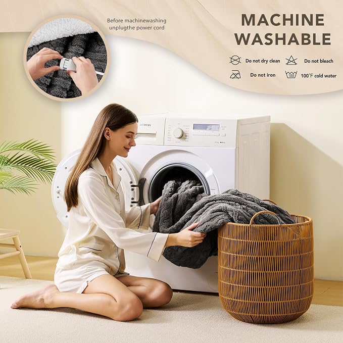 Homemate Electric Heated Blanket Queen - Image 6