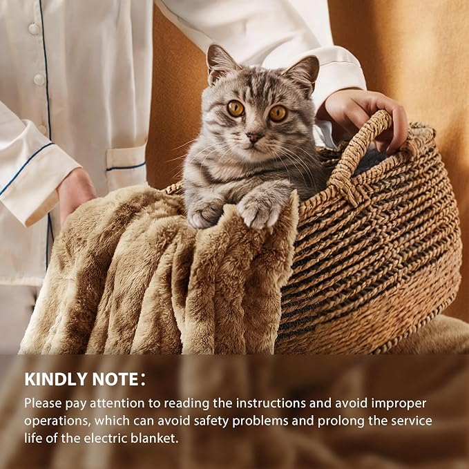 Homemate Heated Blanket Electric Throw - Image 6