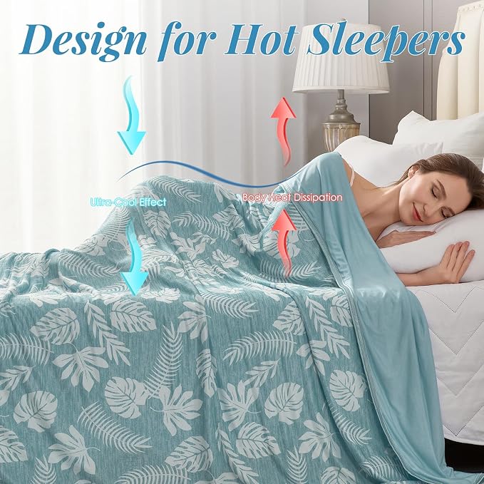 OIGAE Cooling Blanket for Hot Sleepers - Image 3