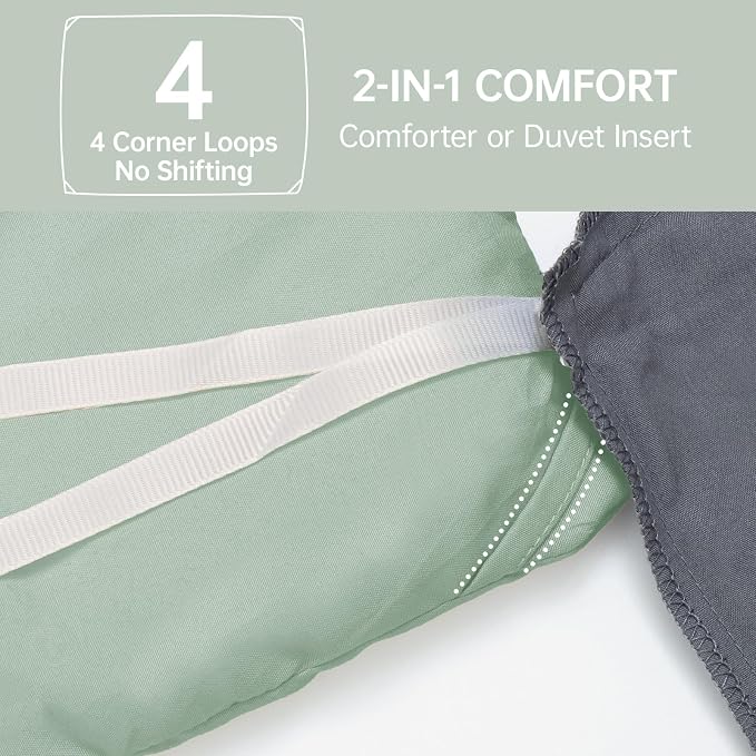 MUXHOMO Full Comforter Sets, All Season Ultra Soft Down Alternative Bedding - Image 6