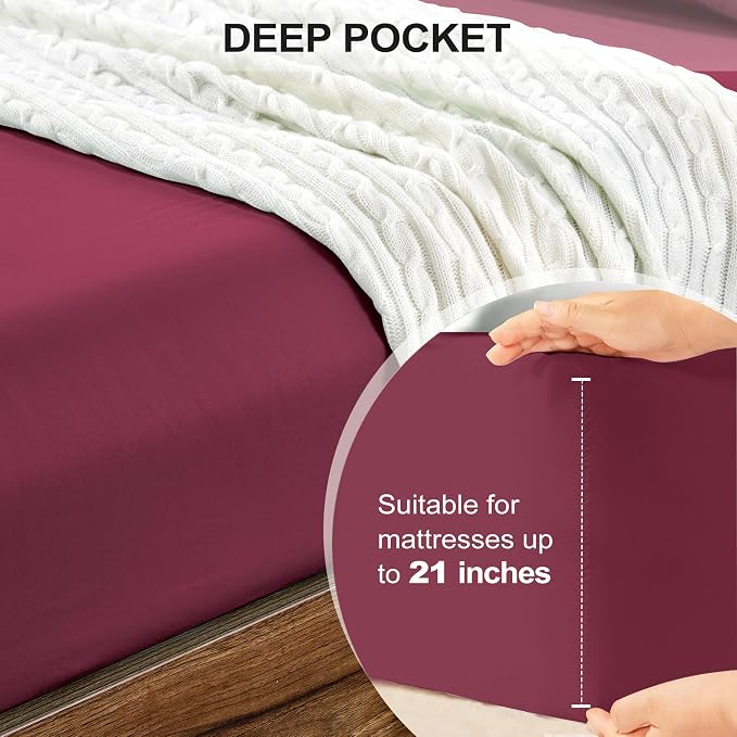 FreshCulture Twin XL Fitted Sheet Only - Image 4