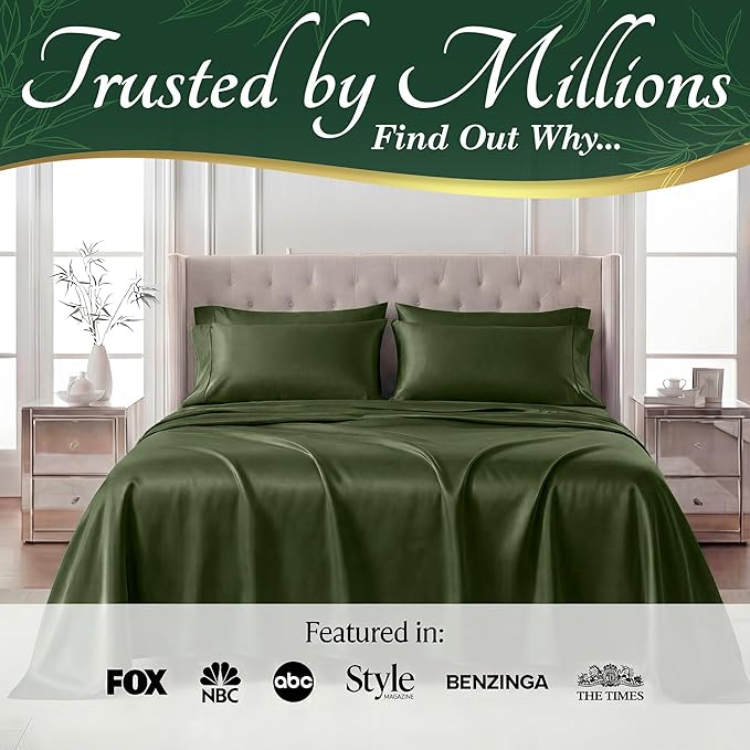 DECOLURE 100% Viscose Derived from Bamboo Sheets Full Size - Image 5