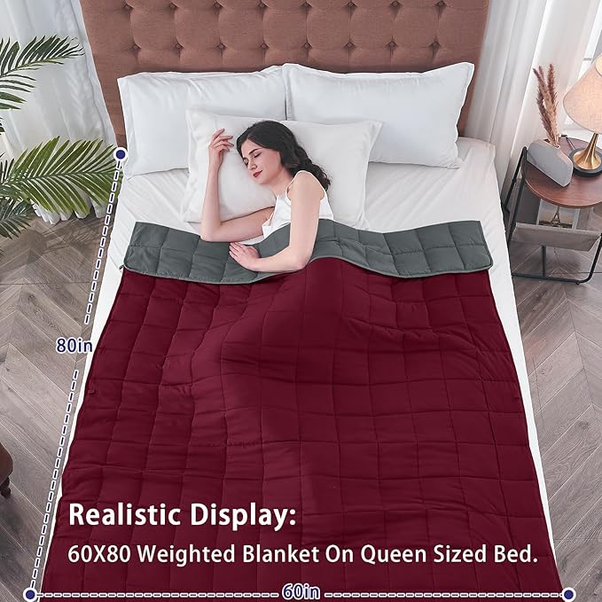 yescool Weighted Blanket for Adults Cooling Heavy Blanket for Sleeping Perfect - Image 2