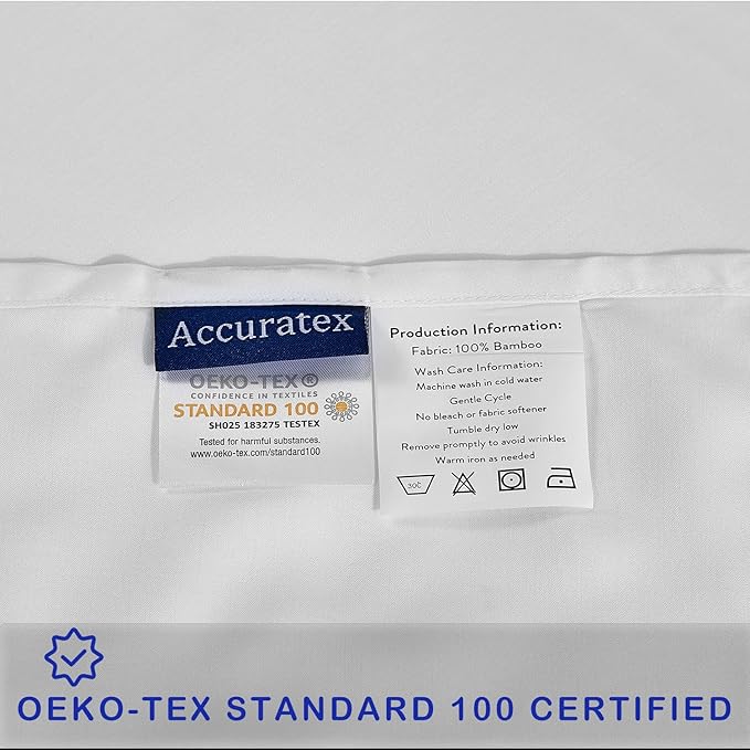ACCURATEX Cooling Pillow Cases Queen Size Set of 2, Rayon Derived from Bamboo - Image 6