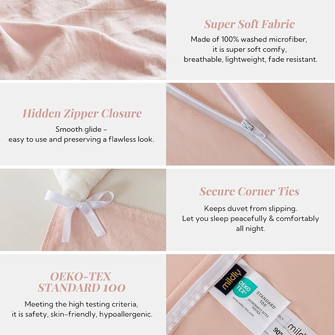 MILDLY Super Soft Duvet Cover 2pcs - Image 5